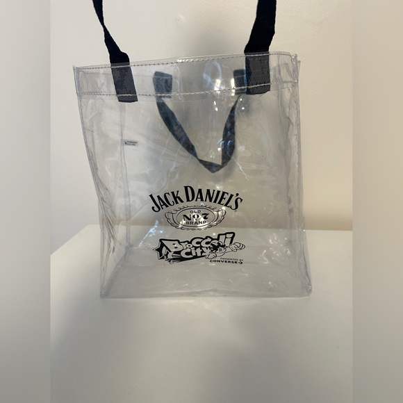 Jack Daniels Handbags - Jack Daniels Broccoli Fest Clear Tote Bag